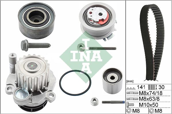 WILMINK GROUP Veepump + hammasrihmakomplekt WG1251730